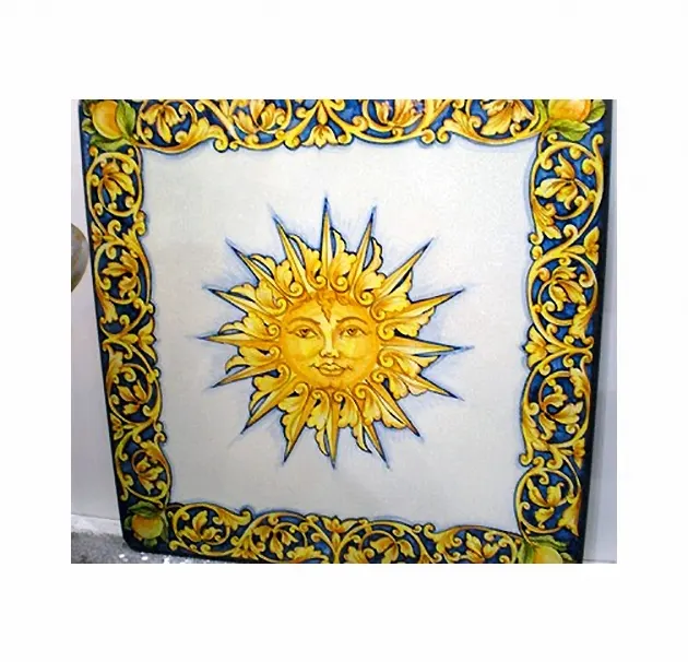 Tavolo 23 Sole con bordura barocca