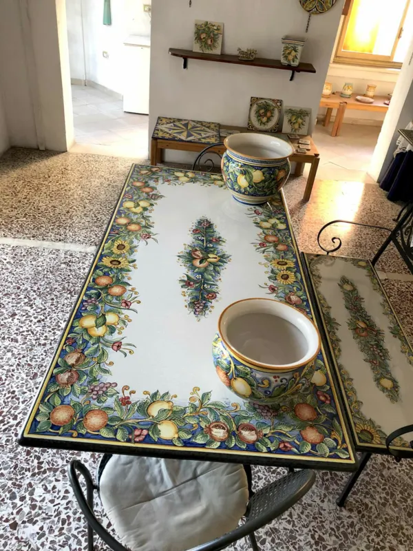 Tavolo 12 bis - Decoro Frutta Mediterranea